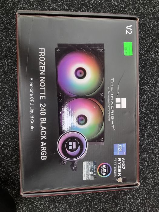 Chłodzenie wodne THERMALRIGHT Frozen Notte 240 ARGB V2 Czarny