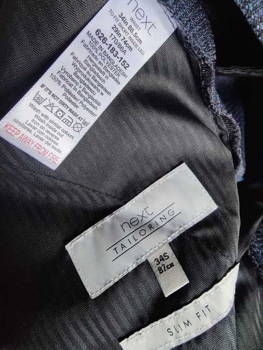Джинсы брюки Next trousers United Kingdom w34 check grey.