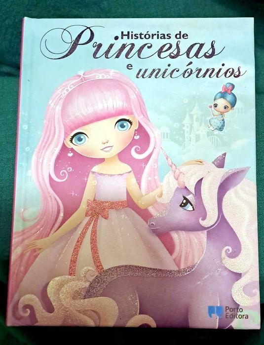 livro histórias de princesas e unicórnios