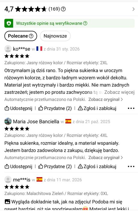 Sukienka 5XL  polskie 4 XL