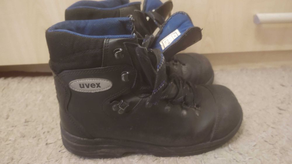 Кожаные рабочие ботинки UVEX Trekking S3 (Германия), размер 42