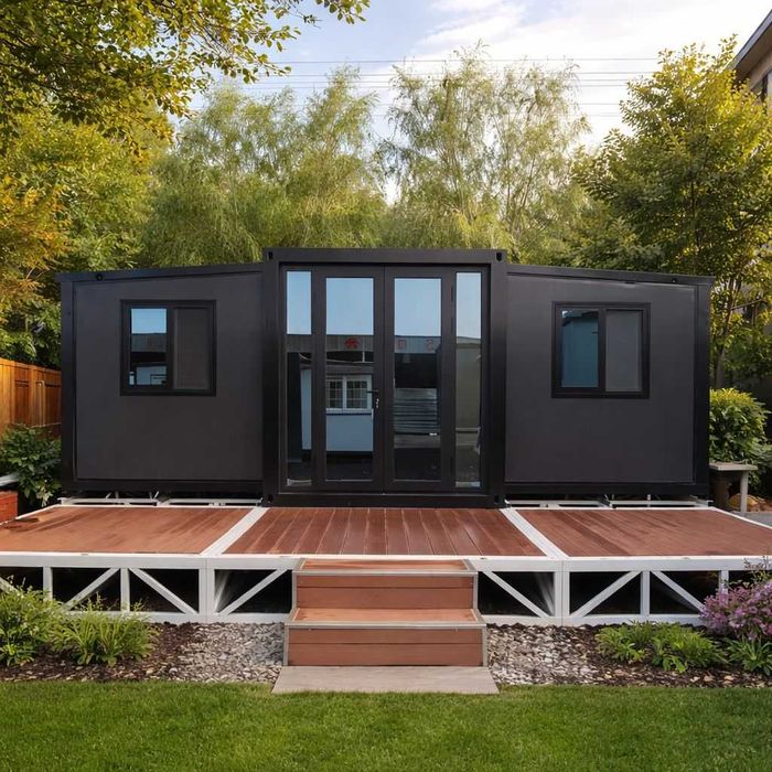 Nowoczesny ,  całoroczny , modułowy  domek - gotowy do zamieszkania