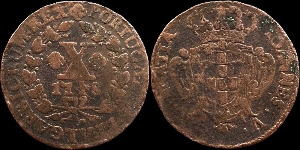 X Reis - 1738 - D. João V - Monarquia Portuguesa (BC+)