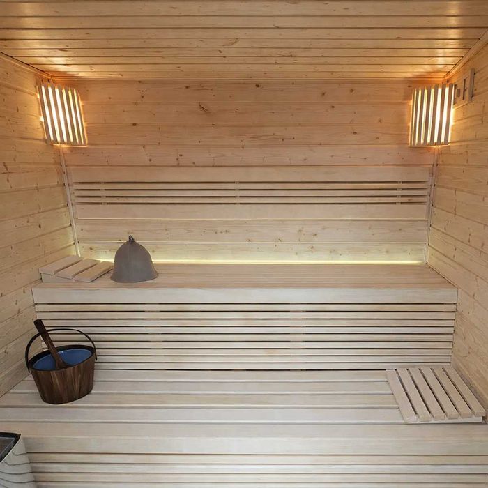 Nowoczesna Sauna Ogrodowa - Czarna - Block S
