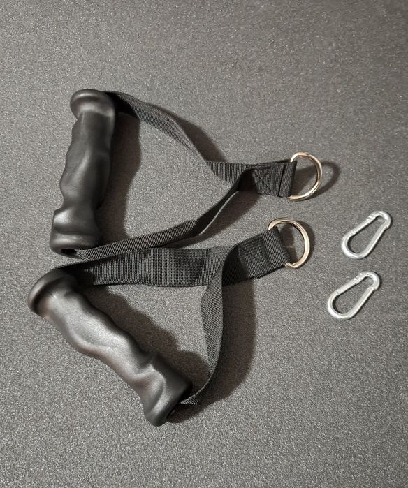 Par de Pegas ergonómicas para puxa, Novo equipamento. cross-over de musculação.