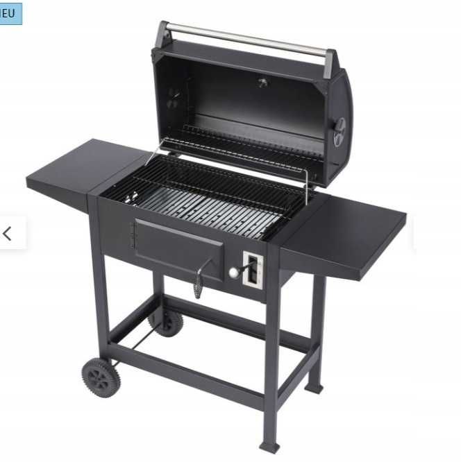 GRILL WĘGLOWY EL FUEGO OTTAWA S 2 boczne półki regulacja paleniska !