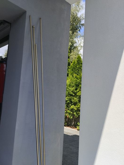 Złote karnisze zestaw lub pojedynczo