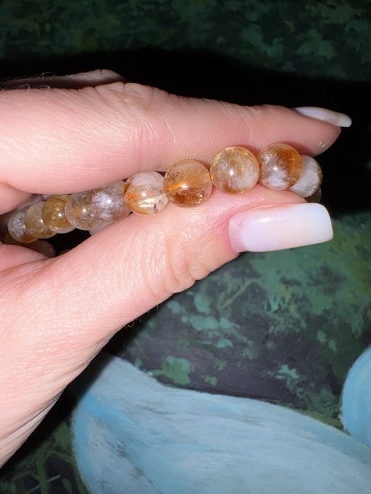 Браслет, цитрин, на щастя та багатство.