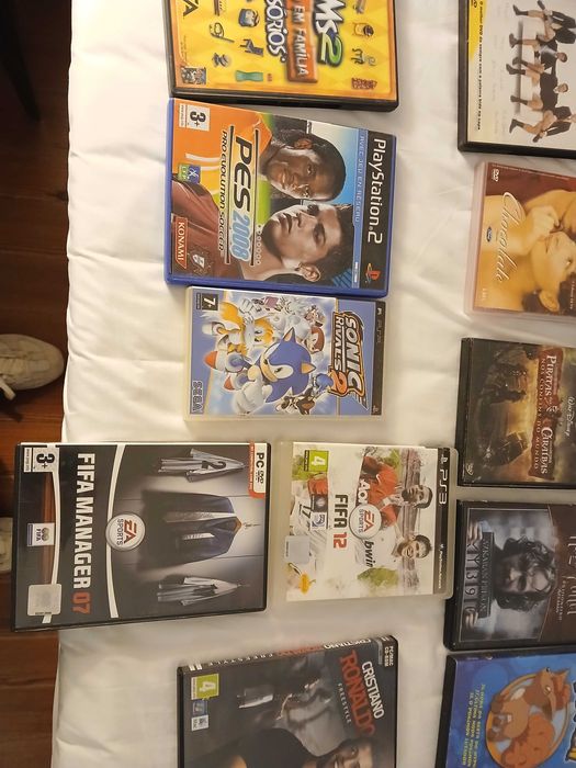 Filmes e jogos para consola,play station