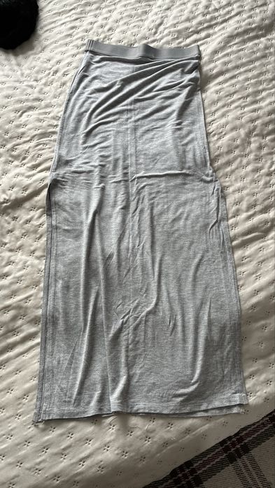 H&M XS/34 dluga szara spodnica