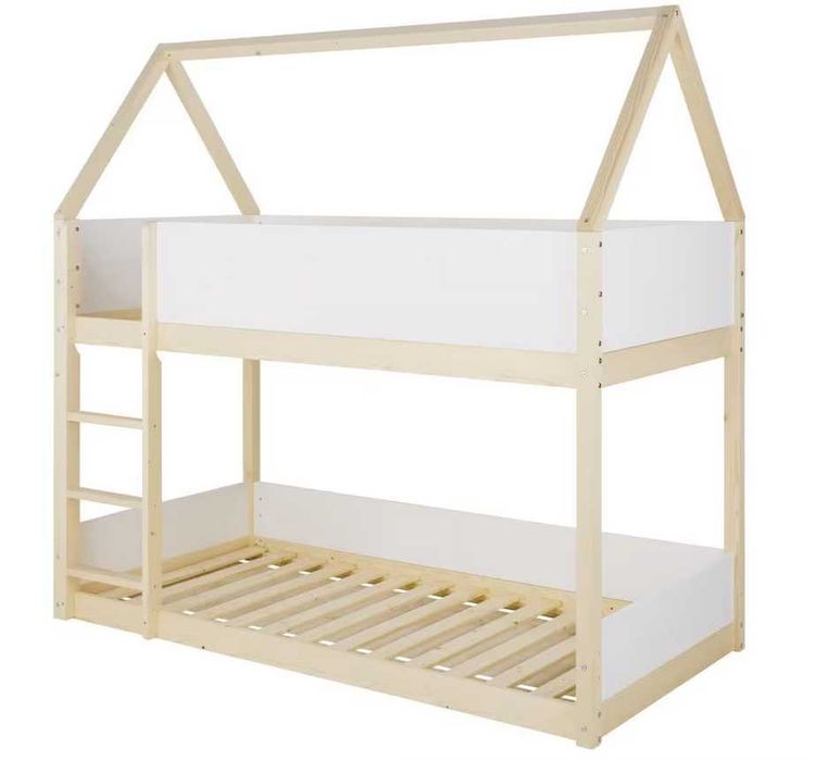 Beliche em cabana infantil bicolor 90x190 “Maisons du Monde”