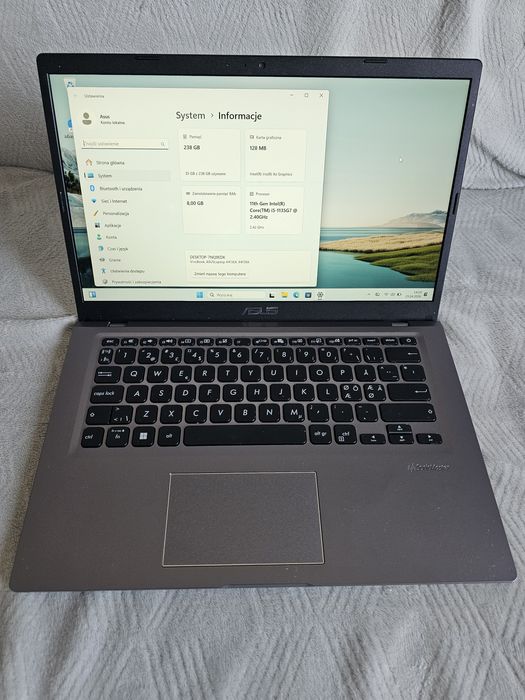 Asus X415EA i5-11gen, 8gb/256gb win 11