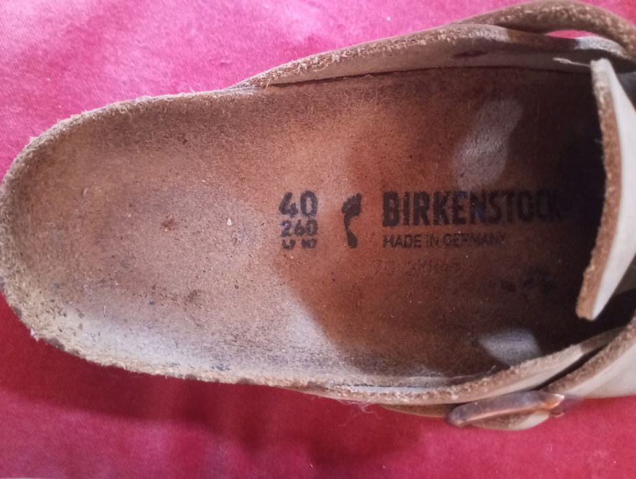 Birkenstock Couro de camurça