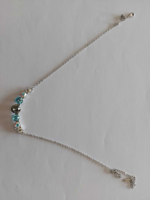 Fio em prata c/Pendente c/ 7 Cristais Swarovski - NOVO PREÇO: 32€