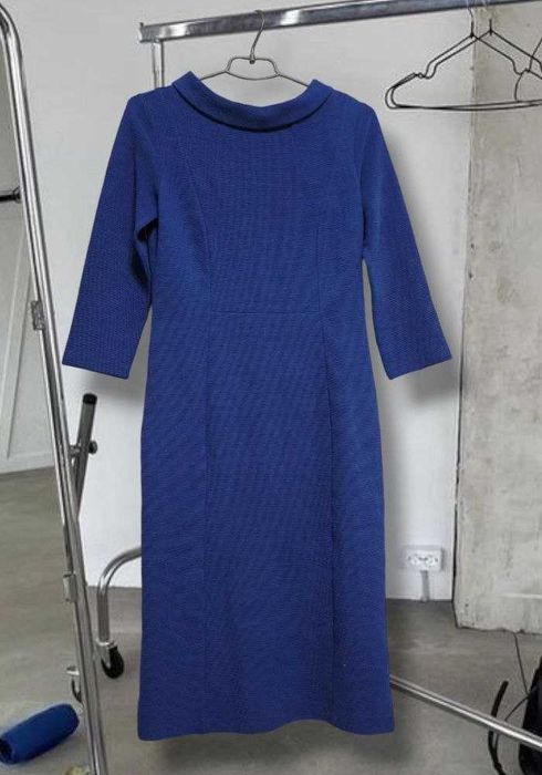 Платье миди в рубчик Hobbs демисезонное в классическом стиле