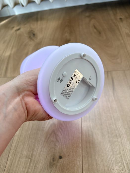 Lampki nocne LED RGB z głośnikiem Bluetooth + Pilot (2 sztuki)