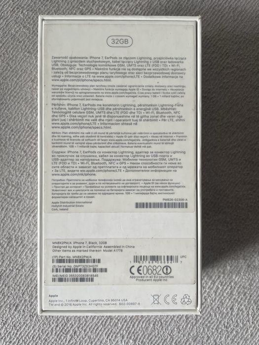 Pudełka Kartoniki iPhone 7/8 i jeden SE