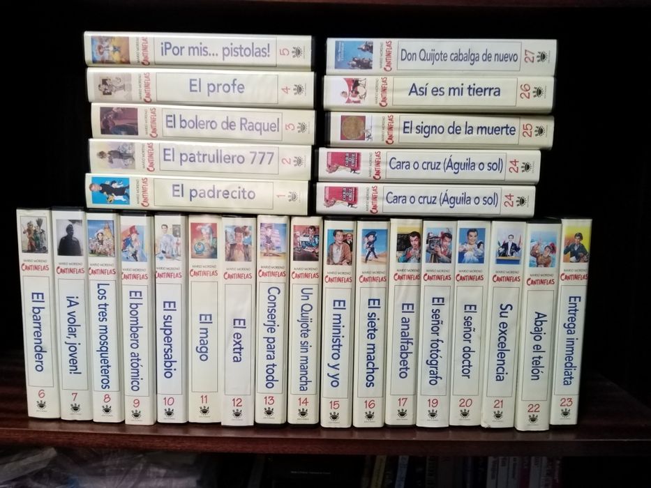 26 Cassetes de Vídeo VHS do Cantiflas