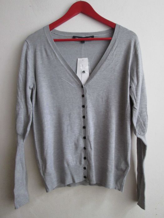 FRENCH CONNECTION damski szary sweterek  r. L nowy