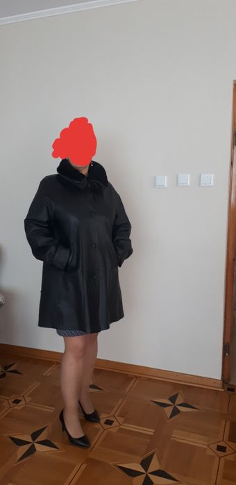 Płaszcz skórzany 46