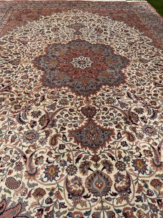 Dywan Wełniany Kaszmirowy Perski Indo Keshan 365x255 gal. 25 tyś NAJTANIEJ
