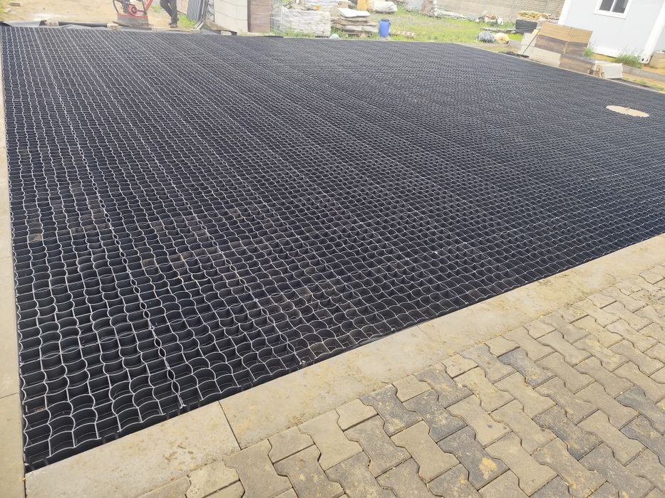 Kratka  parkingowa 5 cm geokraty 50x50x5  cała paleta ekokratka