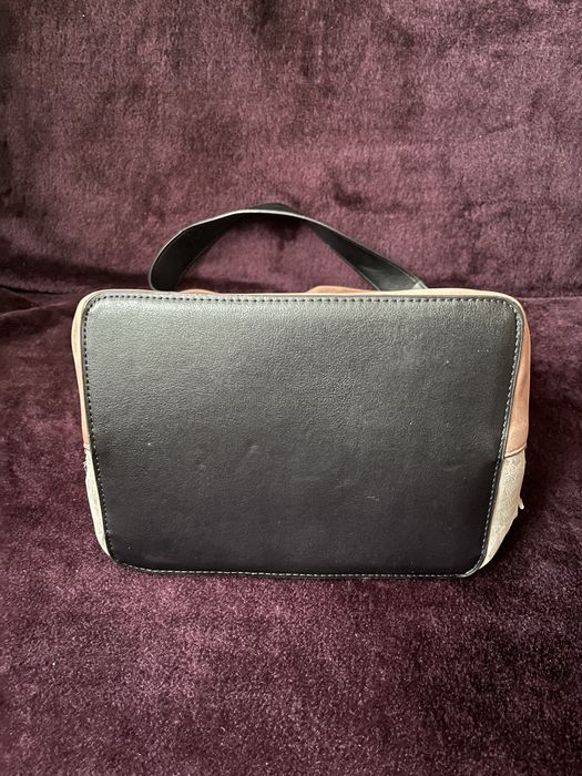 Dwukolorowa torebka do ręki