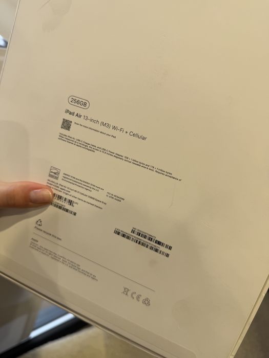New Apple iPad Air 13 M3 256gb Space Gray Wi-fi + LTE