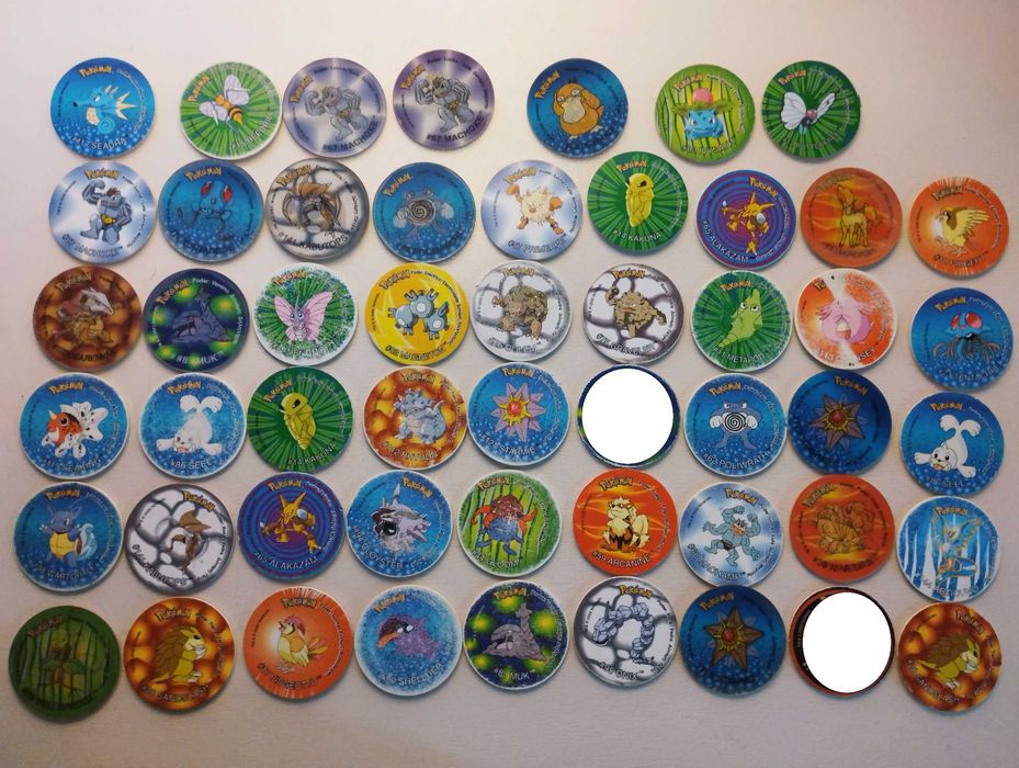 Pokémon Tazos, 2, 3, Stickers, Attack, League, NOX, Caderneta Tazos3