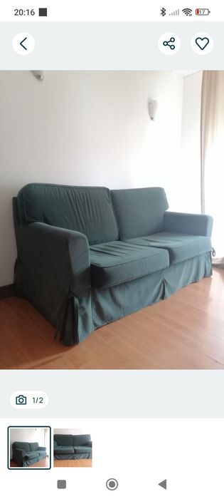 Sofá de dois lugares
