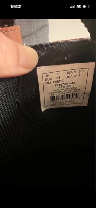 Skórzane botki Palladium brązowe 38 stan idealny