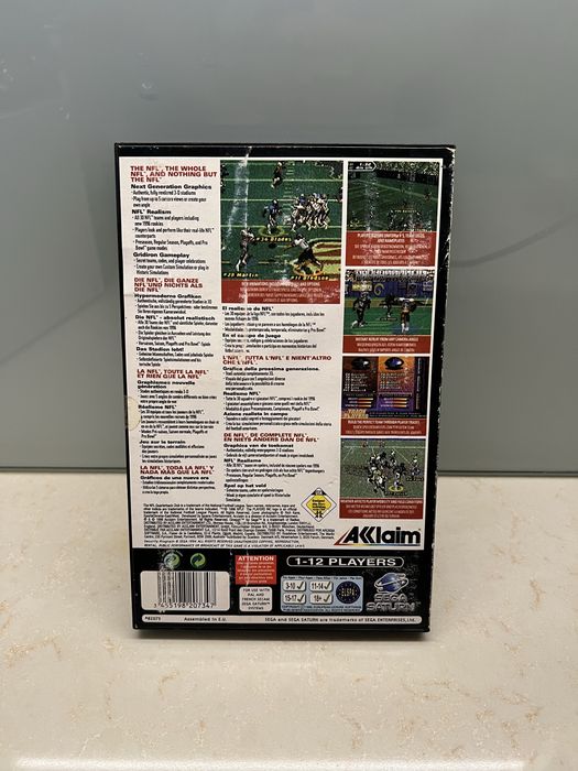Nfl quarterback 97 - sega saturn