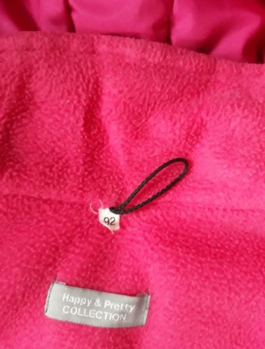 Комбинезон костюм куртка зимний для девочки happy&pretty 92 см