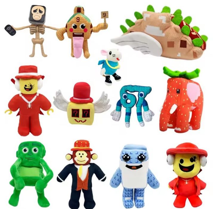 М'яка іграшка Вкради Брейнрот Roblox: 67, Семі, Слон, Лакі, Лос