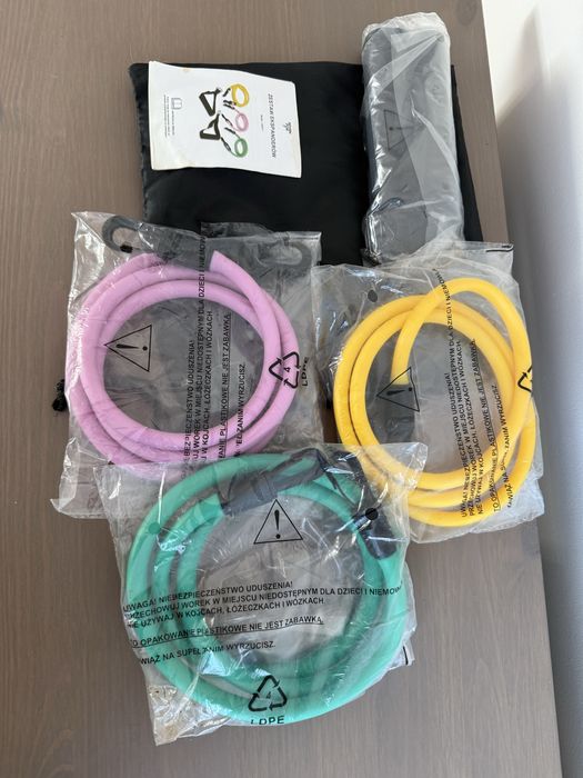 Gumy do ćwiczeń ekspander trening ćwiczenia sport