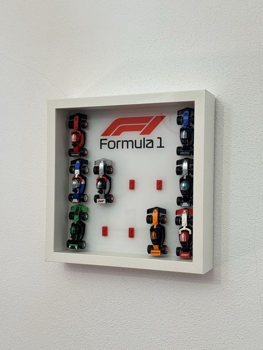 Quadro exposição para coleção lego mini F1 - 71049
