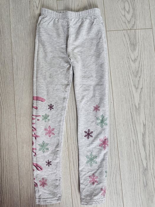 Ocieplane legginsy r. 128-134 getry spodnie