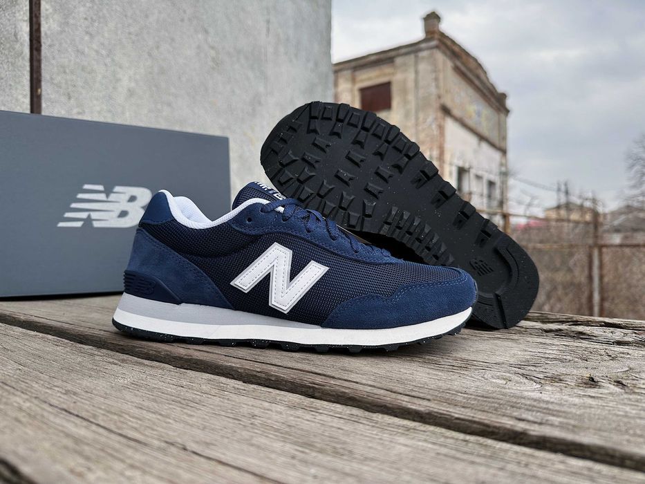 Мужские оригинальные кроссовки New Balance 515 (4 цвета) замша весна