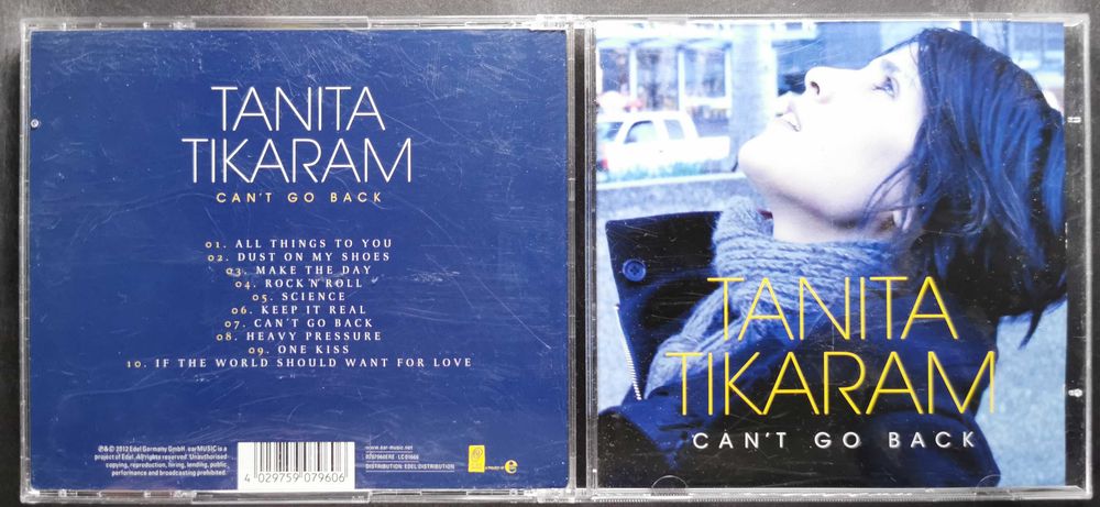 CD Tanita Tikaram – Can't Go Back 2012