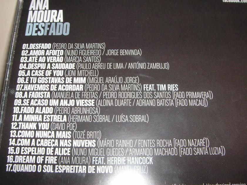 CD Ana Moura Desfado (Assinado)
