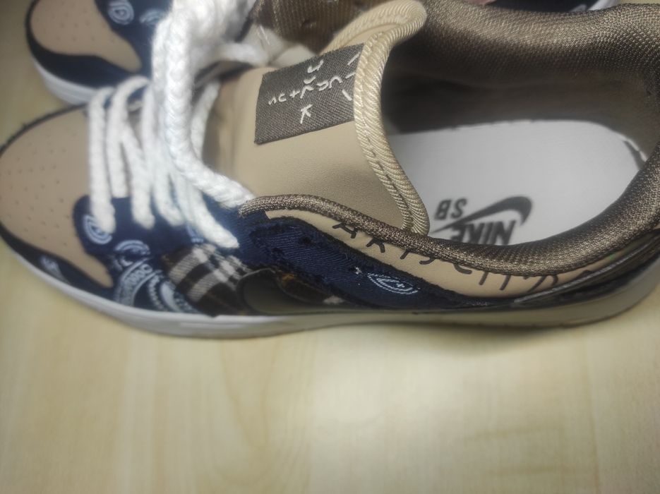 Кросовки кросівки чоловічі Nike Sb Dunk  Travis scott 41р