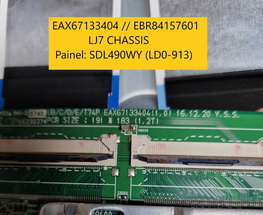 LCD LG 49UJ620V-ZA Completo para peças