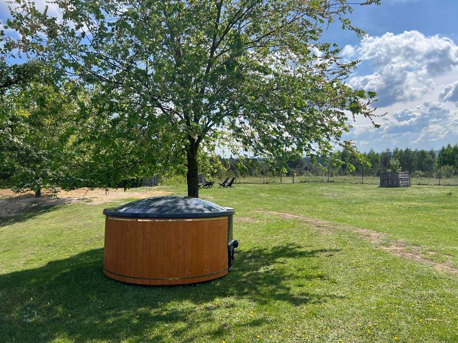 Гаряча купіль на дровах. Карпатський чан з джакузі від виробника.