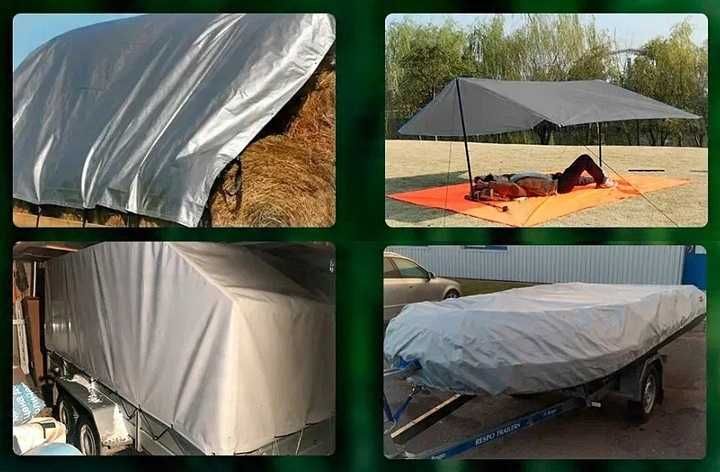 Plandeka płachta ochronna PE 8x12m 120g MOCNA GRUBA UNIWERSALNA