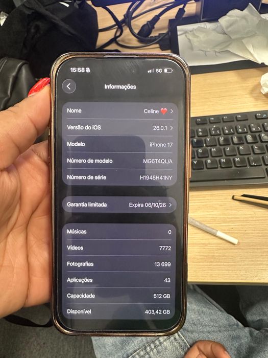 Iphone 17 normal 512 GB64738055577729124