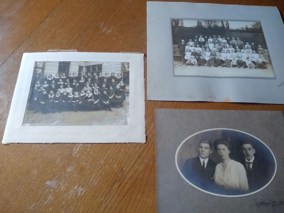 3 stare zdjęcia w sepii