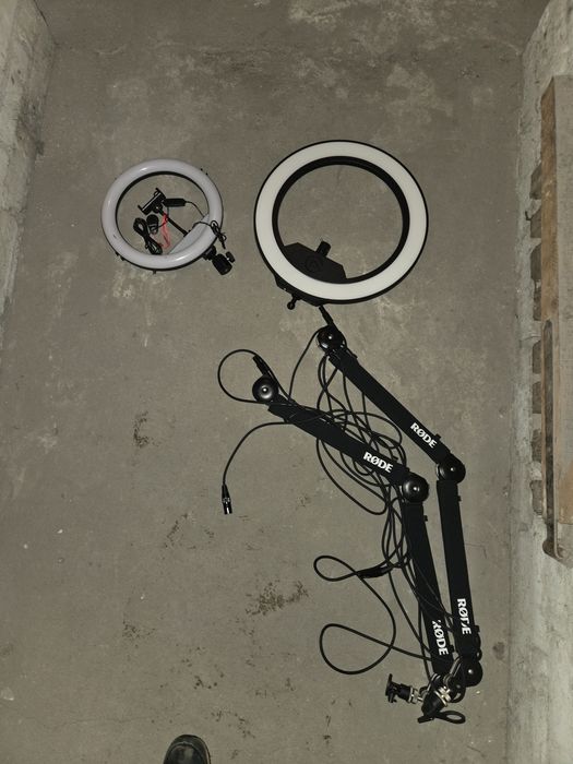 Lampy spotlight steady 120 + stelaż rode