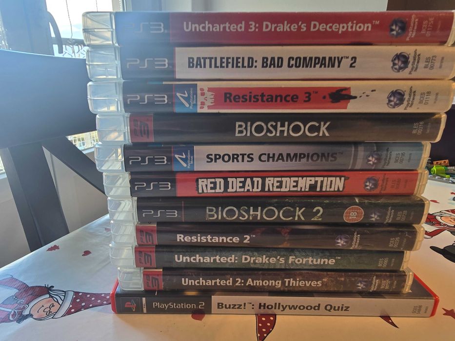 Jogos Playstation 3 muito bem estimados