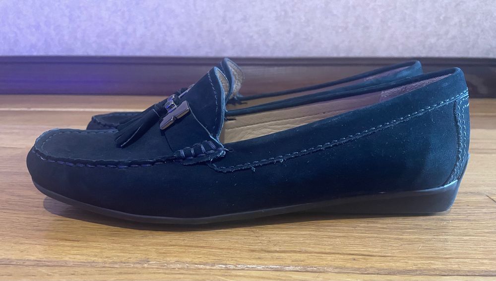 Женские мокасины Geox из натуральной замши