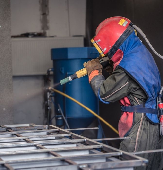 Usługi piaskowania, piaskowanie